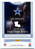 Dak Prescott 2022 Panini Origins Black Hometown Roots Patch SP 1/1