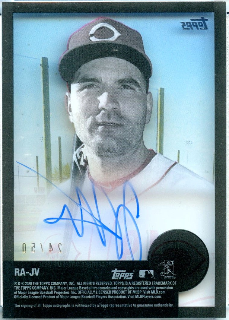 Joey Votto 2020 Topps Clearly Authentic Auto SP 24/50-2