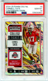 Carnell Tate RC 2024 Panini Ohio State Contenders Swirl College Ticket Rookie SP 18/199 PSA 10