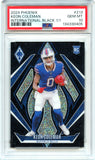 Keon Coleman RC 2024 Panini Phoenix International Black Rookie SP 1/1 PSA 10