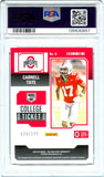 Carnell Tate RC 2024 Panini Ohio State Contenders Swirl College Ticket Rookie SP 18/199 PSA 10
