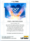 Phil Mickelson 2024 Impeccable Liv Golf Luminaries Gold On Card Auto SP 8/10