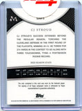 CJ Stroud RC 2023 Topps Mercury Rookie Patch Auto SP 10/10