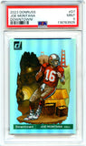 Joe Montana 2023 Donruss Downtown! Case Hit SSP PSA 9