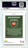 Joe Montana 2023 Donruss Downtown! Case Hit SSP PSA 9