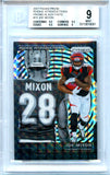 Joe Mixon RC 2017 Panini Prizm Black Finite Rookie Introductions SP 1/1 BGS 9