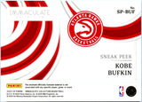 Kobe Bufkin RC 2023-24 Immaculate Platinum Sneak Peek Heel Logo Rookie Patch SP 1/1