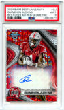 Quinshon Judkins RC 2024 Bowman U Best Red Geometric Rookie Auto SP 6/10 PSA 9