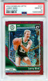 Larry Bird 2024-25 Donruss Optic Red Choice SP 21/88 PSA 10