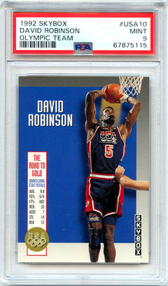 David Robinson 1992-93 Skybox Olympic Team PSA 9-1