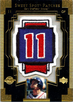 Gary Sheffield 2003 Upper Deck Sweet Spot Jumbo Patch-1