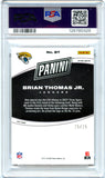 Brian Thomas Jr RC 2025 Panini National Case Break Marketing Splash Rookie SP 25/25 PSA 9