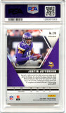 Justin Jefferson RC 2020 Panini Mosaic Silver Prizm Rookie #270 PSA 10