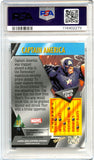 Captain America 2024 Metal Universe Marvel Retro White Diamond Precious Metal Gems PSA 8