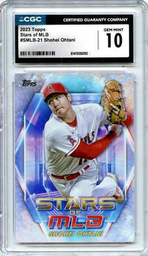 Shohei Ohtani 2023 Topps Stars Of MLB CGC 10