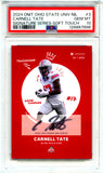 Carnell Tate RC 2024 Onit Ohio State University Signature Series Soft Touch Rookie Auto SP 72/200 PSA 10