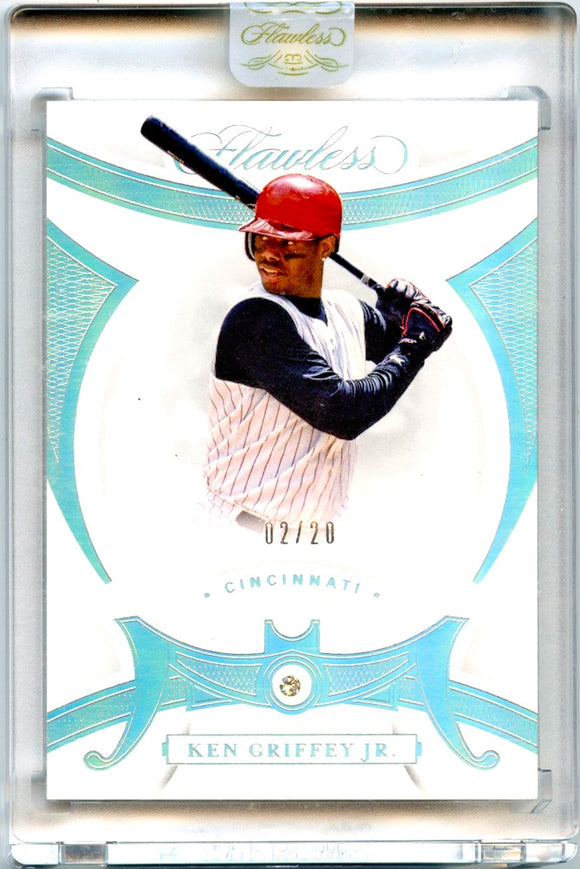 Product Ken Griffey Jr 2020 Flawless Holo Silver Diamond SP 2/20 Link