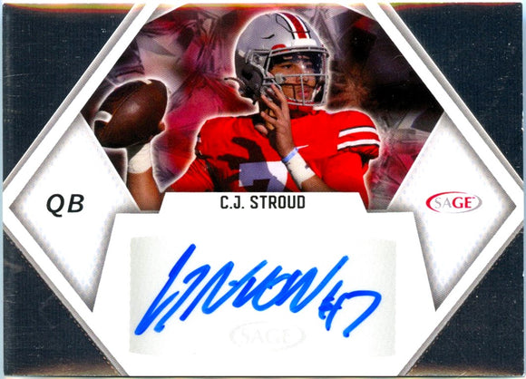 Product Cj Stroud RC 2023 Sage Hit Rookie Signature Auto Link