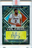 Anthony Davis 2020-21 Panini Obsidian Yellow Volcanic Auto SP 6/10