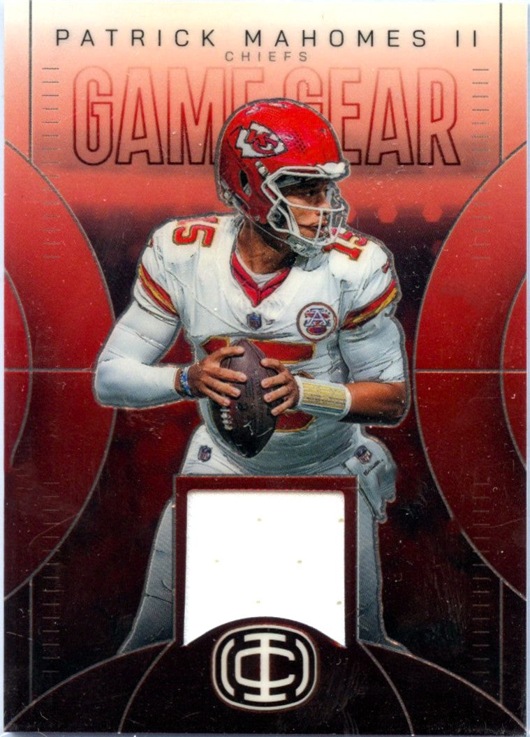 Patrick Mahomes II 2025 Panini Icon Collection Game Gear Jersey Patch #5-1