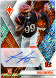 Myles Murphy RC 2023 Panini Phoenix White Shimmer Rookie Auto SP 1/1