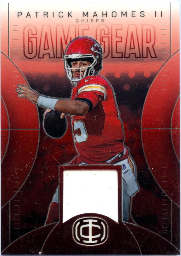 Patrick Mahomes II 2025 Panini Icon Collection Game Gear Jersey Patch #4-1