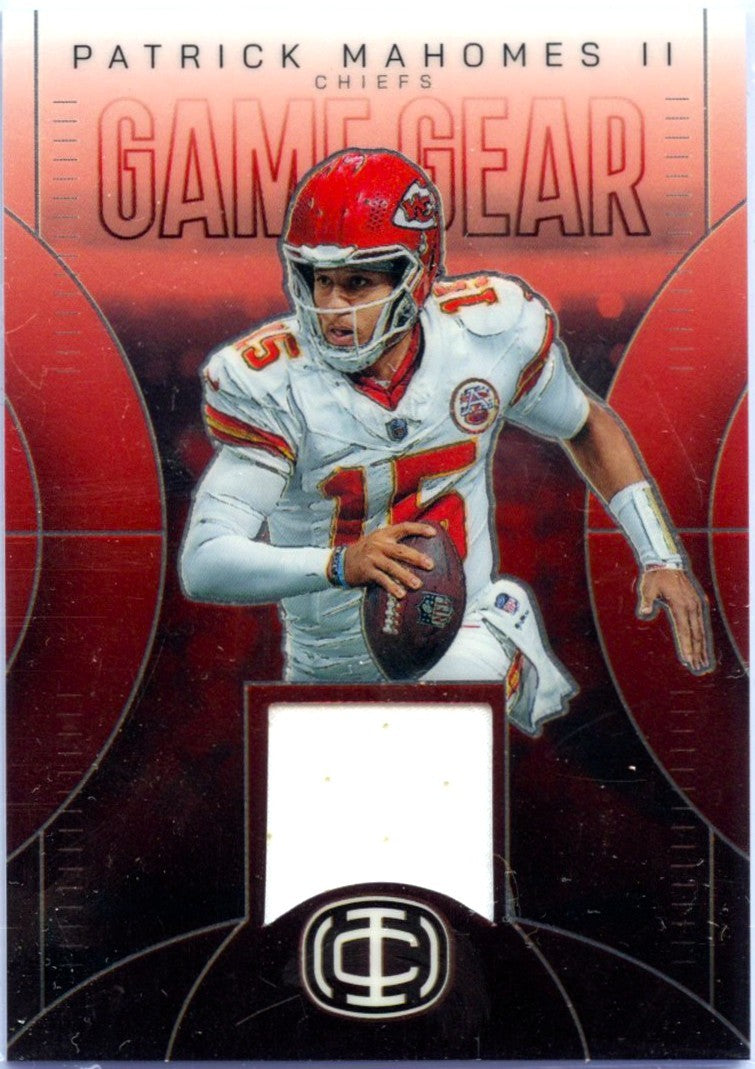 Patrick Mahomes II 2025 Panini Icon Collection Game Gear Jersey Patch #3-1