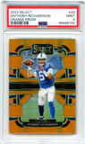 Anthony Richardson RC 2023 Panini Select Concourse Orange Rookie SP 40/49 PSA 9
