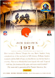 Jim Brown 2013 National Treasures Silver Hall Of Fame Induction Patch SP 42/50