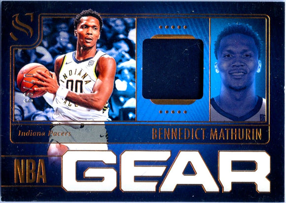 Product Bennedict Mathurin 2024 Panini Silhouette NBA Gear Game Used Jersey Patch 7/99 Link