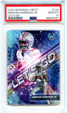 Marvin Harrison Jr RC 2023 Bowman U Best Let's Go Rookie Case Hit SSP PSA 10