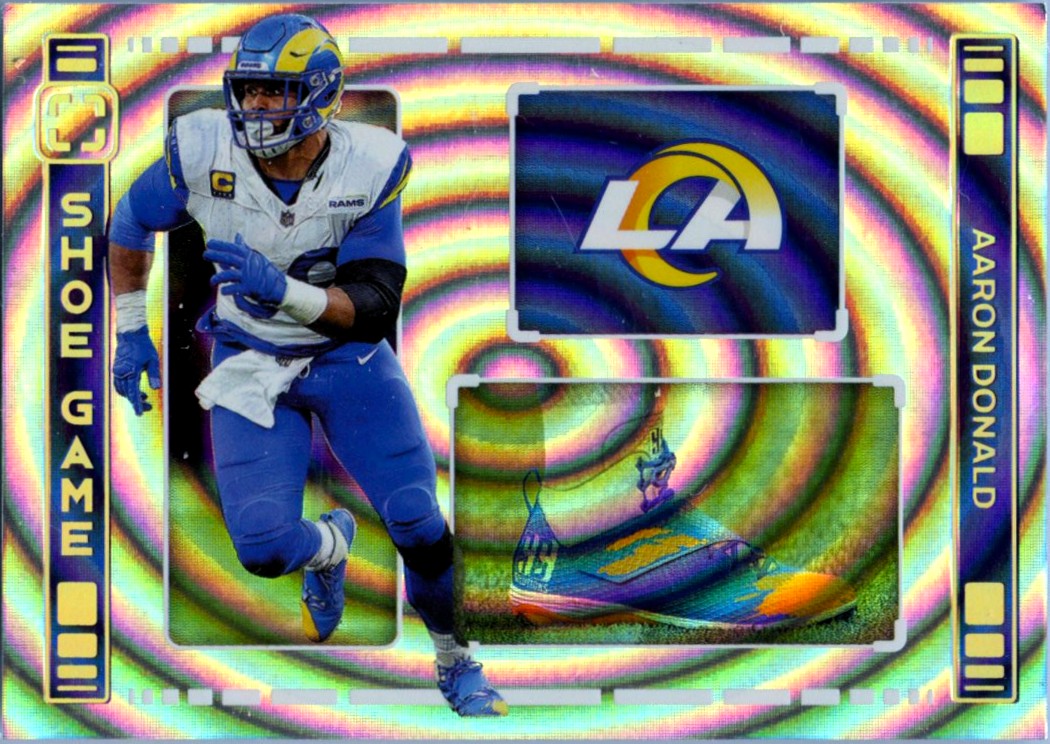 Aaron Donald 2024 Panini Photogenic Shoe Game Case Hit SSP