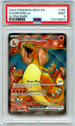 Charizard EX 2023 Pokemon Scarlet & Violet #183/165 PSA 9-1