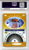 Troy Aikman 1997 Pinnacle Mirror Gold #6 PSA 8