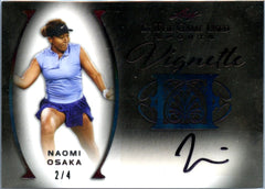 Naomi Osaka 2022 Leaf In The Game Used Black Vignette Auto SP 2/4-1