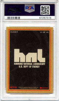 Eleven 2022 Zero Cool National Convention Stranger Things Promo #11 PSA 8-2