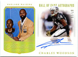 Charles Woodson 2021 Flawless Holo Gold Hall Of Fame Auto SP 7/15
