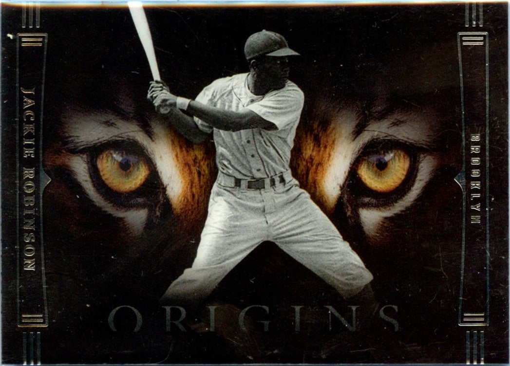 Jackie Robinson 2023 Panini Chronicles Origins Tiger Eyes SSP-1