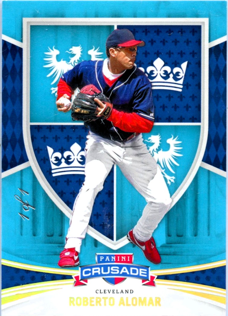 Roberto Alomar 2024 Panini Crusade Platinum SP 1/1
