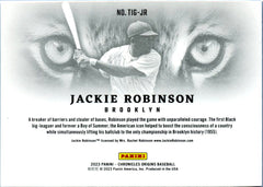 Jackie Robinson 2023 Panini Chronicles Origins Tiger Eyes SSP-2