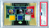 Favre Aikman Montana 2005 UD Exquisite Triple Game Used Patch SP 9/15 PSA 8