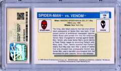 Tod Mcfarlane Spider-Man Vs Venom 1990 Marvel Universe In Person Auto CGC 8.5 Authentic-2