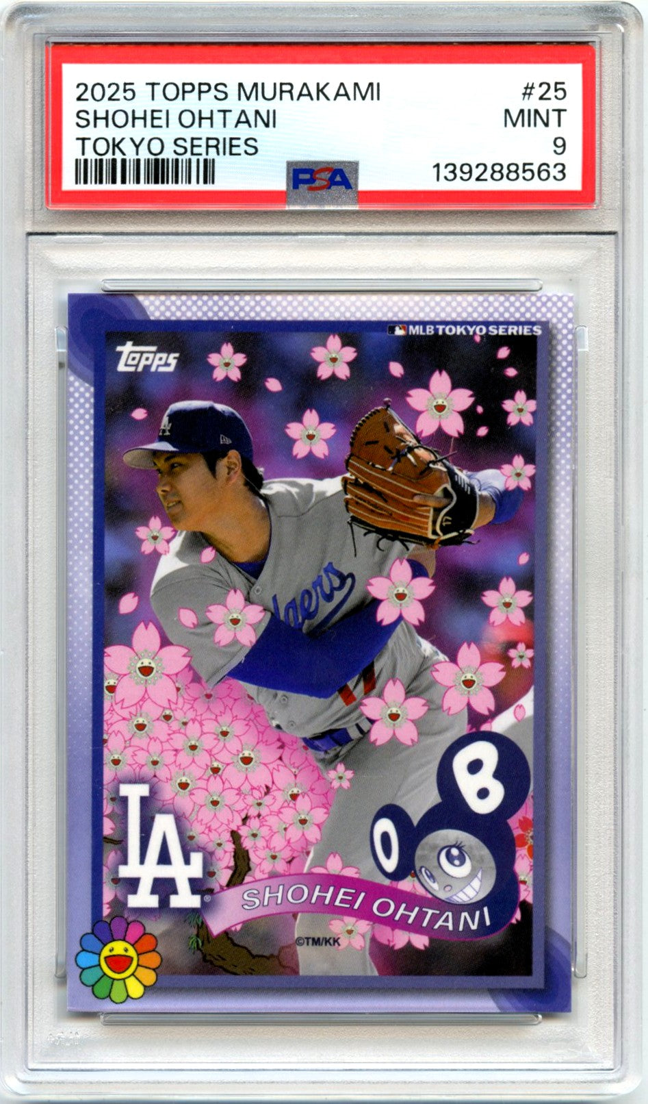 Shohei Ohtani 2025 Topps Murakami Tokyo Series #25 PSA 9