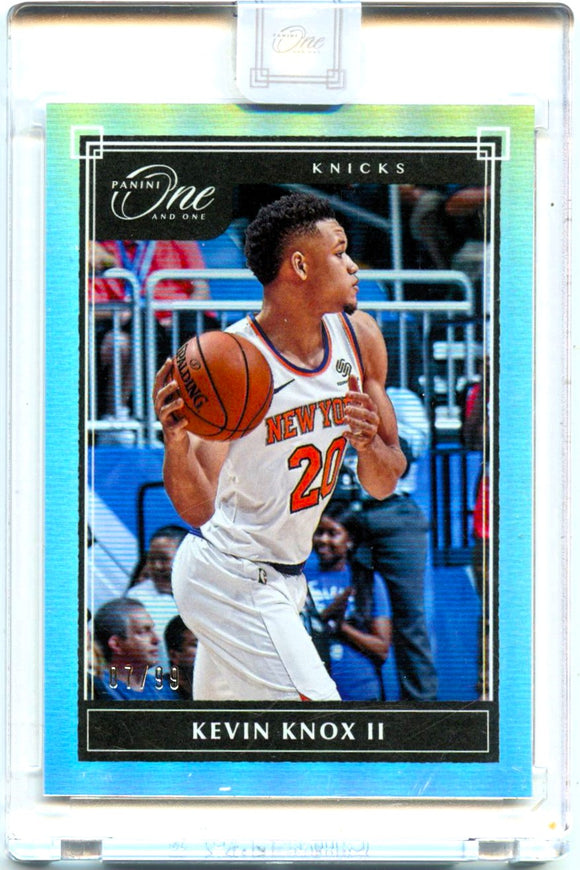 Kevin Knox II 2019-20 Panini One & One Encased Silver SP 7/99