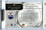 Connor Mcdavid 2017-18 Upper Deck Splendor Game Used Patch SP 4/10