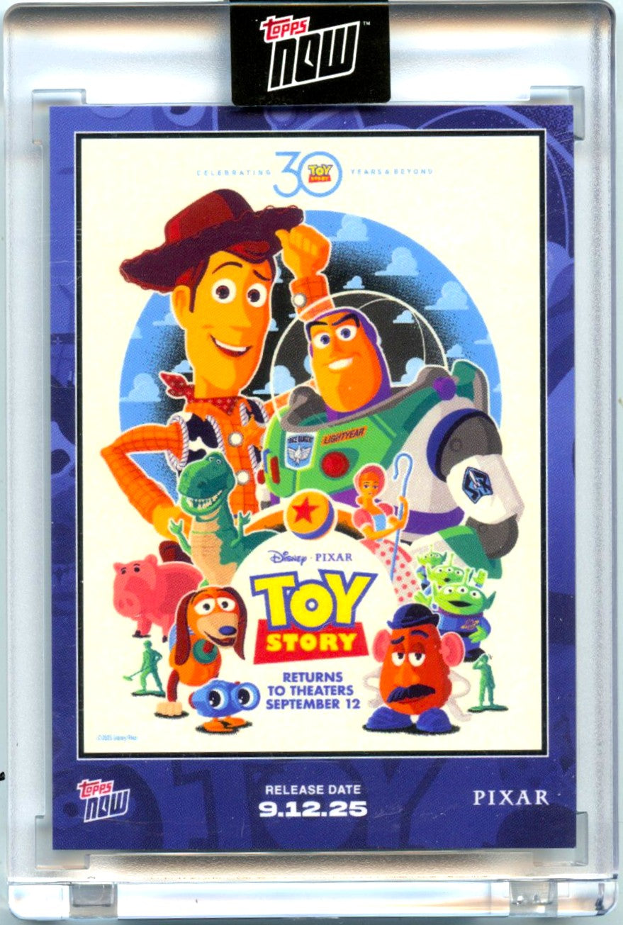 Toy Story 2025 Topps Now 30th Anniversary Returns To Theatre #1-1