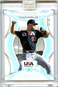 Paul Skenes 2025 Flawless Holo Silver Diamond SP 20/25-1