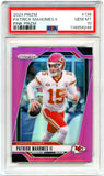 Patrick Mahomes II 2024 Panini Prizm Pink #138 PSA 10