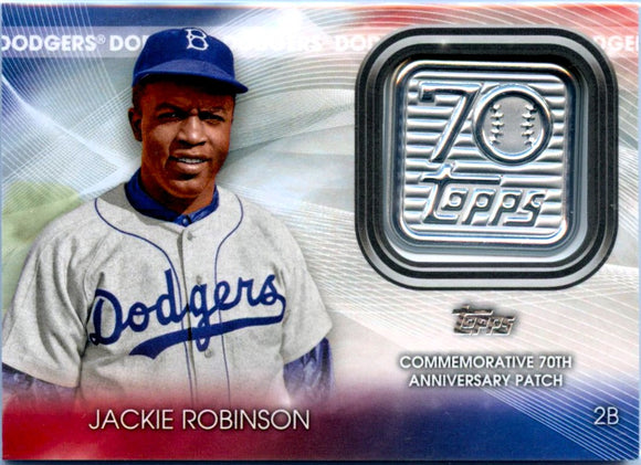 Product Jackie Robinson 2021 Topps Series One 70th Anniversary Patch Link