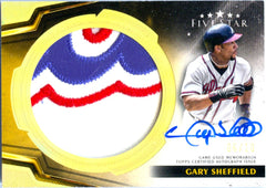 Gary Sheffield 2024 Topps Five Star Gold Game Used Patch Auto SP 6/10-1